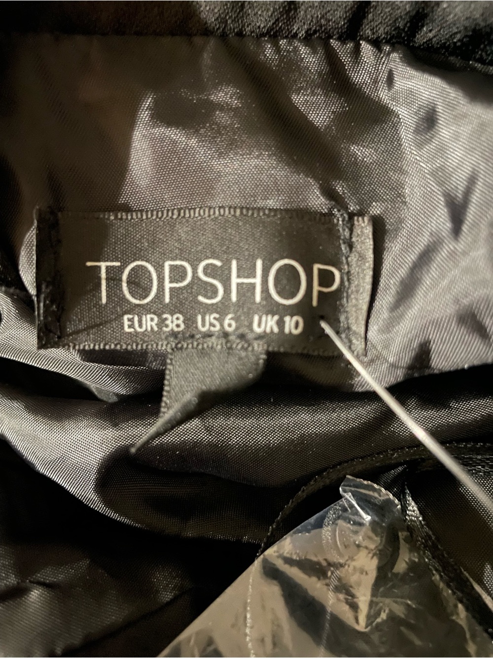 Topshop Black Cross-Neck Halter Jumpsuit - Picture 8 of 8